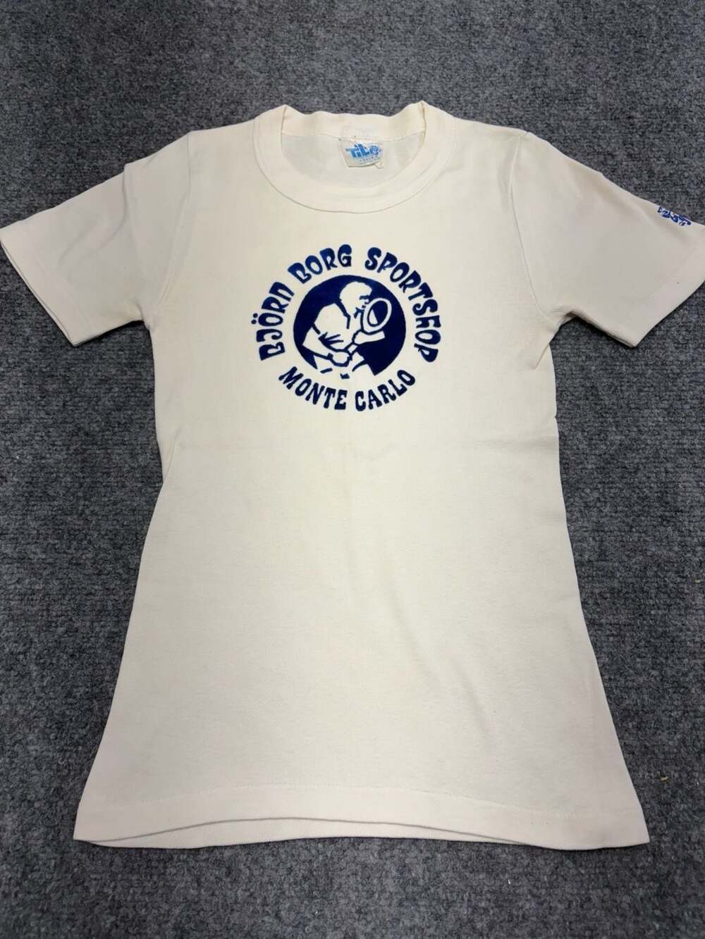Tilt Björn Borg Sportshop Monte Carlo T-Shirt Size 10X12 youth Ans White UNWORN